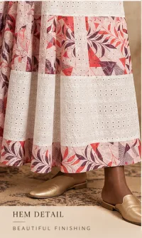 Floral Boho Embroidered Kaftan Robe Dress with Scarf, Modest African Wedding Guest Outfit