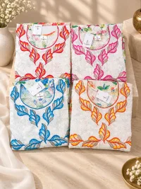 Floral Embroidered Kaftan Robe Dress with Scarf, Modest African Wedding Guest Outfit