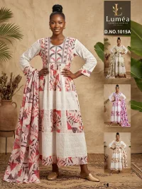 Floral Boho Embroidered Kaftan Robe Dress with Scarf, Modest African Wedding Guest Outfit